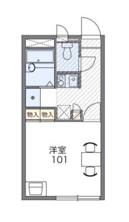 レオパレスＳＨＩＭＡＤＡ　３３７４２の物件間取画像